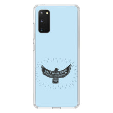 DistinctInk® Clear Shockproof Hybrid Case for Apple iPhone / Samsung Galaxy / Google Pixel - MountUp with Wings Like Eagles