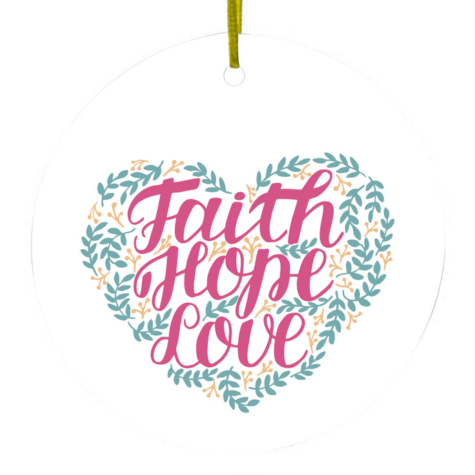 Floral Ceramic Ornament
