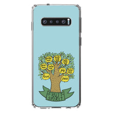 DistinctInk® Clear Shockproof Hybrid Case for Apple iPhone / Samsung Galaxy / Google Pixel - Fruit of the Spirith - Tree - Yellow Teal