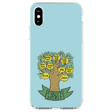 DistinctInk® Clear Shockproof Hybrid Case for Apple iPhone / Samsung Galaxy / Google Pixel - Fruit of the Spirith - Tree - Yellow Teal