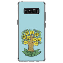 DistinctInk® Clear Shockproof Hybrid Case for Apple iPhone / Samsung Galaxy / Google Pixel - Fruit of the Spirith - Tree - Yellow Teal