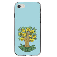 DistinctInk® Clear Shockproof Hybrid Case for Apple iPhone / Samsung Galaxy / Google Pixel - Fruit of the Spirith - Tree - Yellow Teal