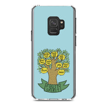 DistinctInk® Clear Shockproof Hybrid Case for Apple iPhone / Samsung Galaxy / Google Pixel - Fruit of the Spirith - Tree - Yellow Teal