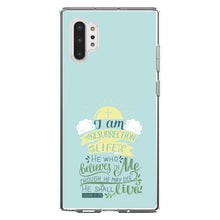 DistinctInk® Clear Shockproof Hybrid Case for Apple iPhone / Samsung Galaxy / Google Pixel - John 11:25 - I am the Resurrection and the Life