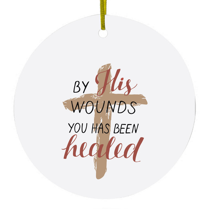 Cross Ceramic Ornament