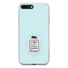 DistinctInk® Clear Shockproof Hybrid Case for Apple iPhone / Samsung Galaxy / Google Pixel - Love One Another - Heart / Jar