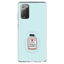 DistinctInk® Clear Shockproof Hybrid Case for Apple iPhone / Samsung Galaxy / Google Pixel - Love One Another - Heart / Jar