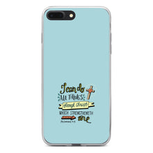 DistinctInk® Clear Shockproof Hybrid Case for Apple iPhone / Samsung Galaxy / Google Pixel - Philippians 4:13 - I can do everything through Christ