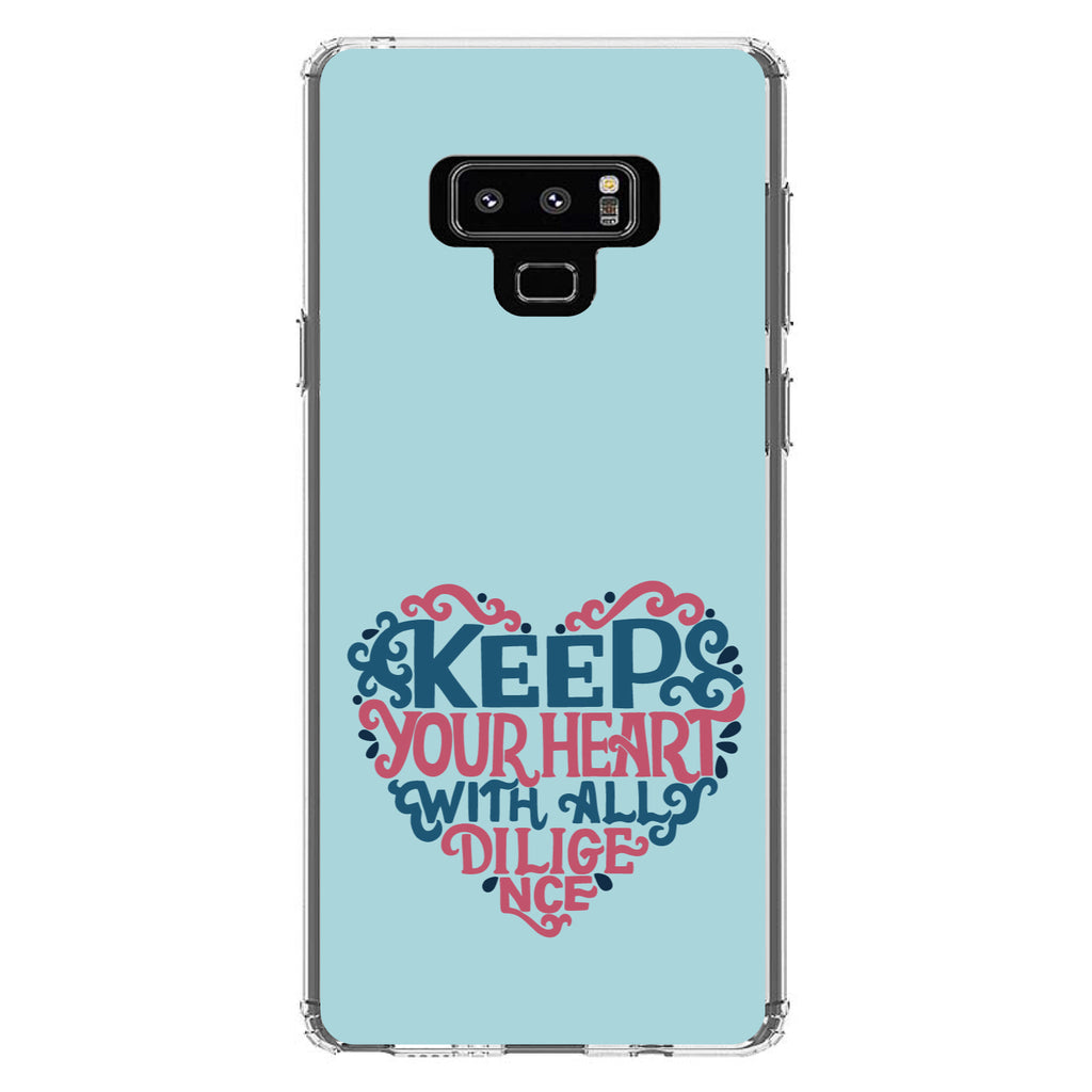 Keep Your Heart With All Diligence Clear Shockproof iPhone Case, view 11