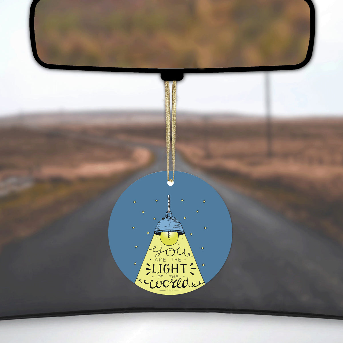 You Are the Light of the World Ceramic Ornament, view 3