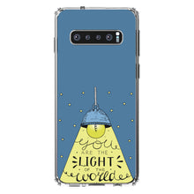 DistinctInk® Clear Shockproof Hybrid Case for Apple iPhone / Samsung Galaxy / Google Pixel - You Are the Light of the World
