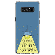 DistinctInk® Clear Shockproof Hybrid Case for Apple iPhone / Samsung Galaxy / Google Pixel - You Are the Light of the World