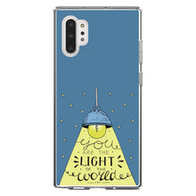 DistinctInk® Clear Shockproof Hybrid Case for Apple iPhone / Samsung Galaxy / Google Pixel - You Are the Light of the World