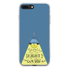 DistinctInk® Clear Shockproof Hybrid Case for Apple iPhone / Samsung Galaxy / Google Pixel - You Are the Light of the World