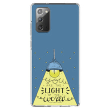 DistinctInk® Clear Shockproof Hybrid Case for Apple iPhone / Samsung Galaxy / Google Pixel - You Are the Light of the World