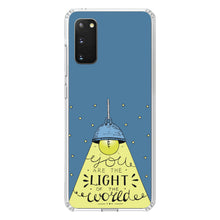 DistinctInk® Clear Shockproof Hybrid Case for Apple iPhone / Samsung Galaxy / Google Pixel - You Are the Light of the World