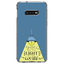 DistinctInk® Clear Shockproof Hybrid Case for Apple iPhone / Samsung Galaxy / Google Pixel - You Are the Light of the World