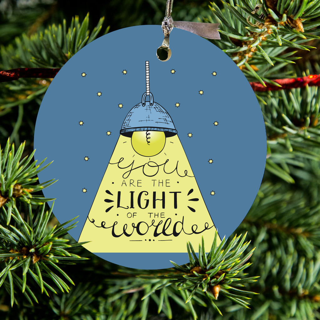 You Are the Light of the World Ceramic Ornament, view 2