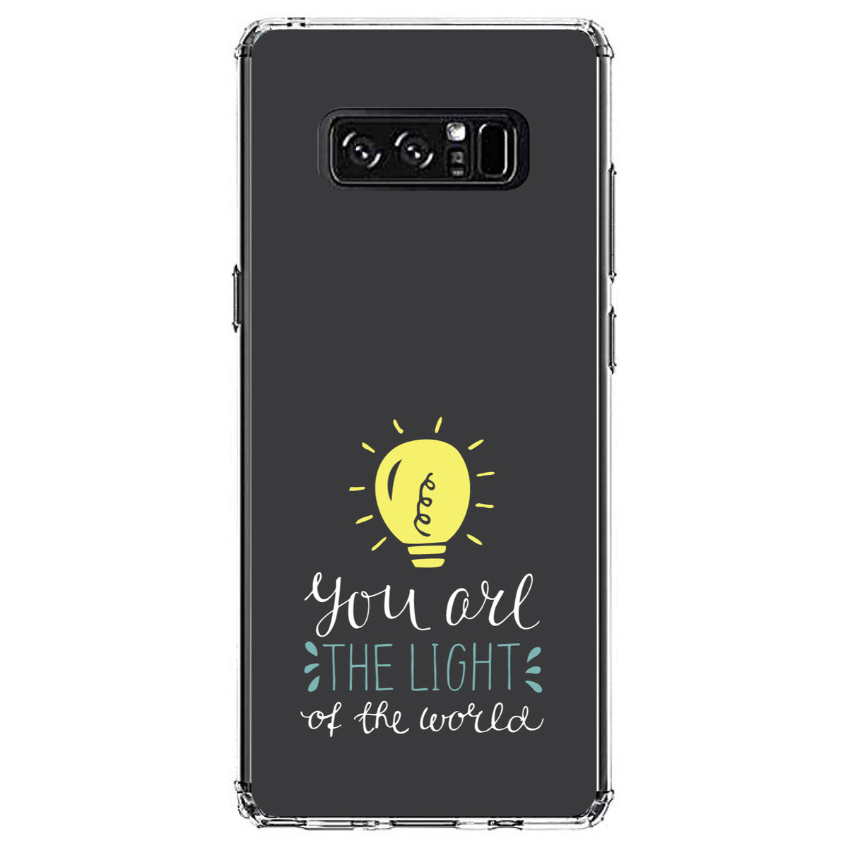 You Are the Light of the World / Bulb Clear Shockproof iPhone Case, view 12
