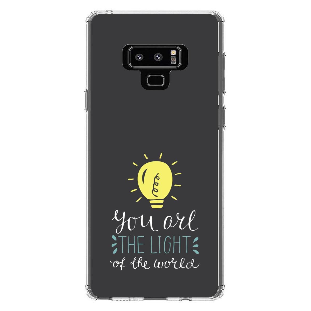 You Are the Light of the World / Bulb Clear Shockproof iPhone Case, view 11