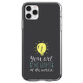 You Are the Light of the World / Bulb Clear Shockproof iPhone Case