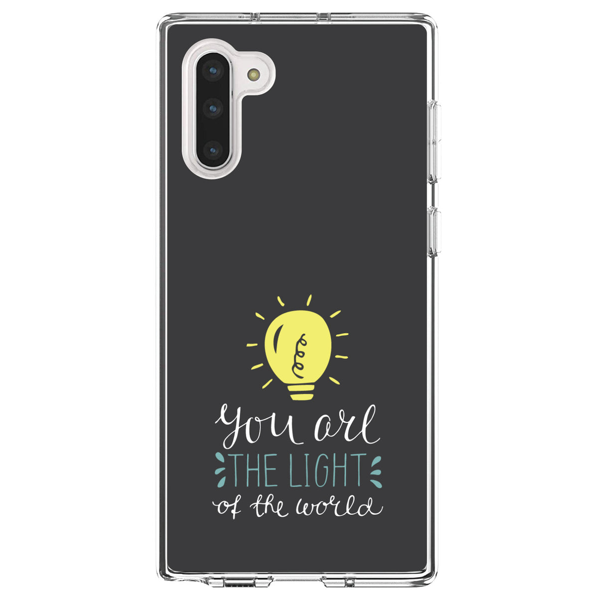 You Are the Light of the World / Bulb Clear Shockproof iPhone Case, view 9