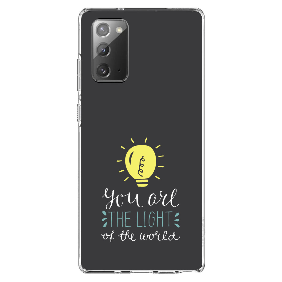 You Are the Light of the World / Bulb Clear Shockproof iPhone Case, view 8