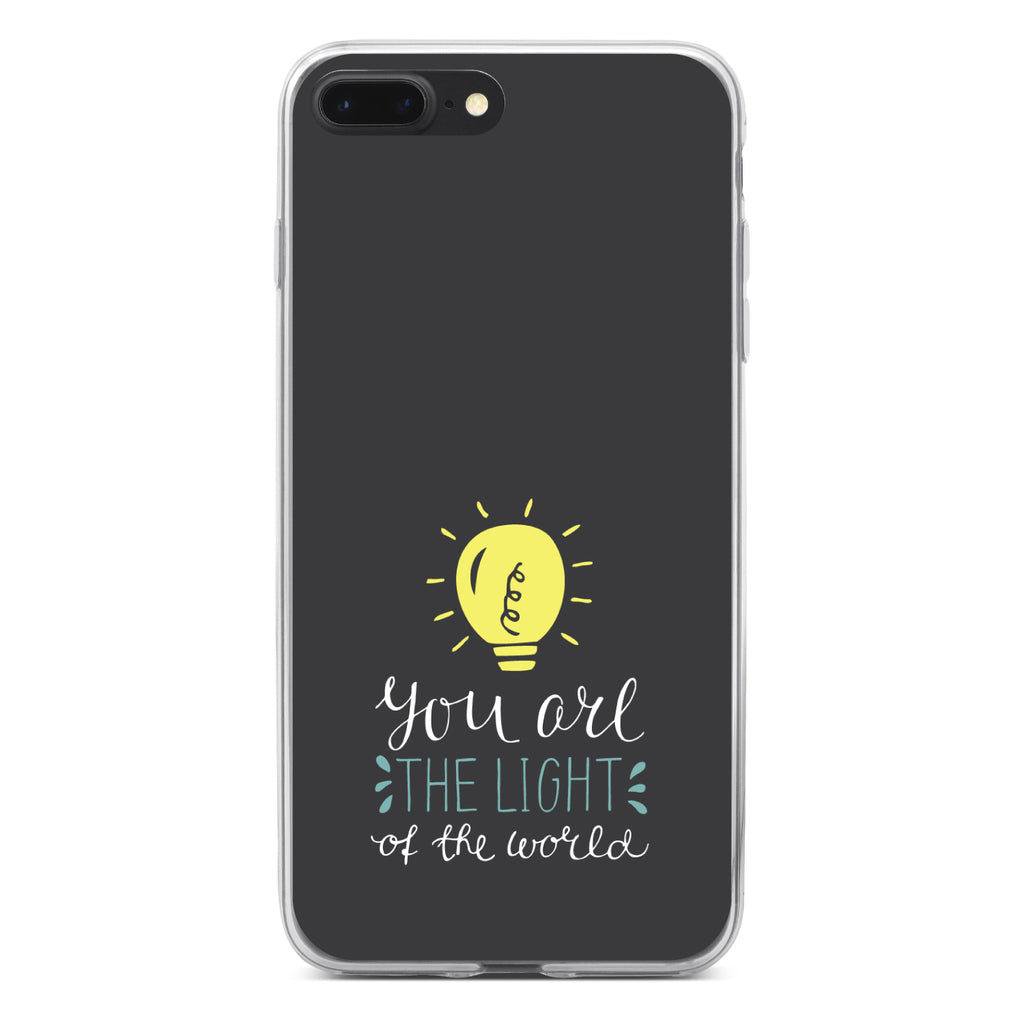 You Are the Light of the World / Bulb Clear Shockproof iPhone Case, view 6