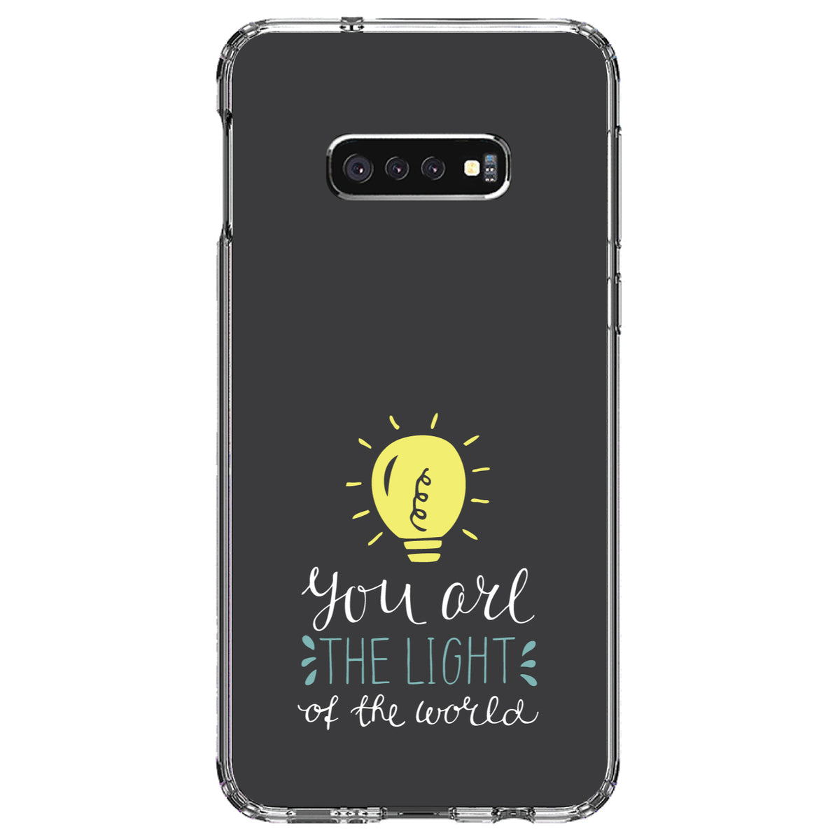You Are the Light of the World / Bulb Clear Shockproof iPhone Case, view 18