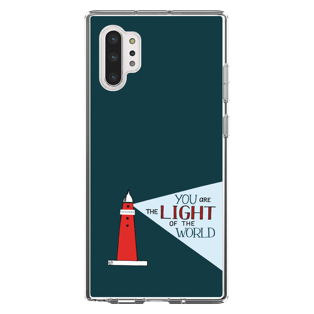 You Are the Light of the World / Light House Clear Shockproof iPhone Case, view 10