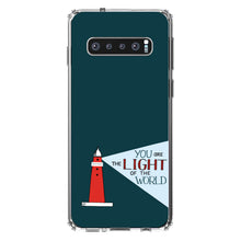 DistinctInk® Clear Shockproof Hybrid Case for Apple iPhone / Samsung Galaxy / Google Pixel - You Are the Light of the World / Light House