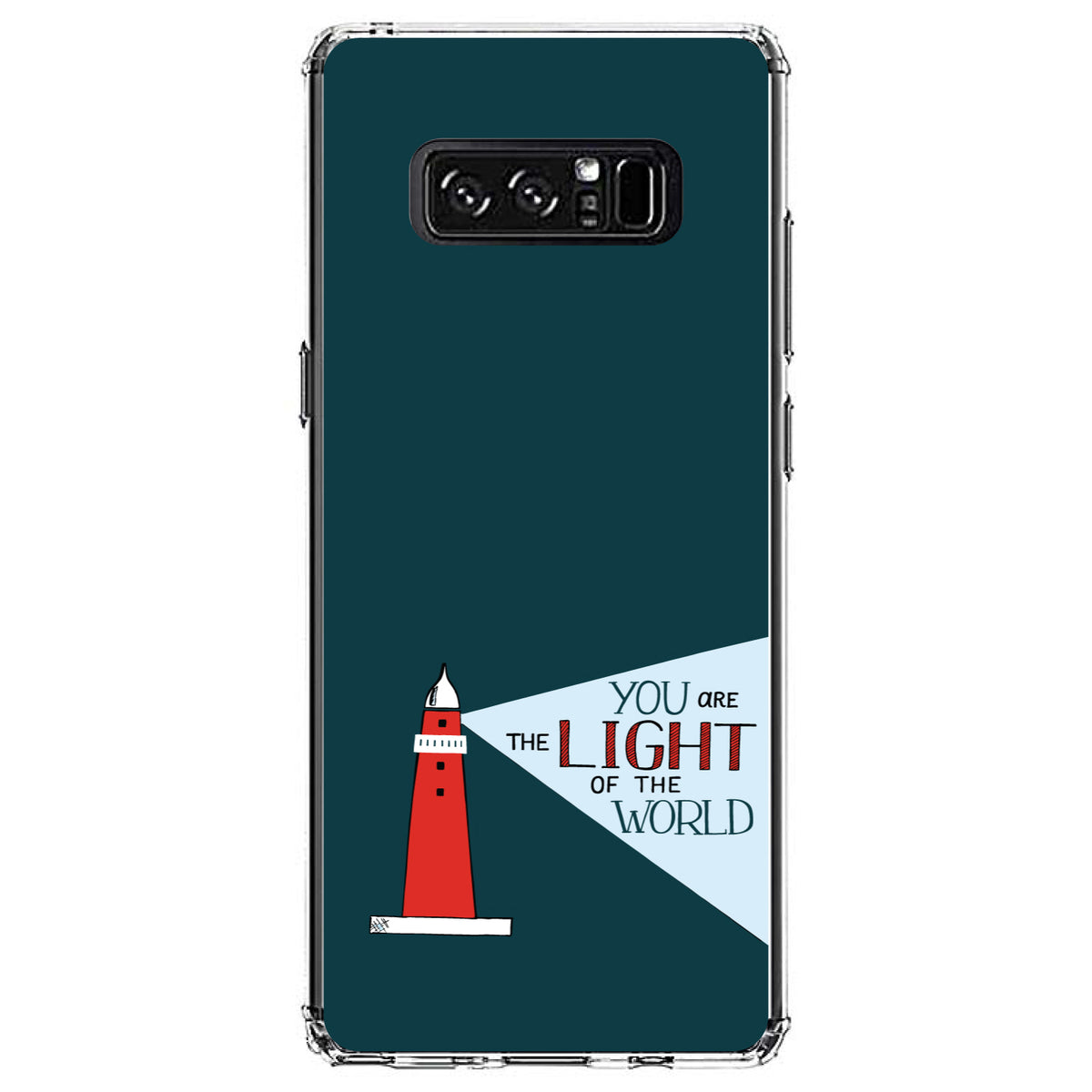 You Are the Light of the World / Light House Clear Shockproof iPhone Case, view 12
