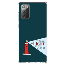 DistinctInk® Clear Shockproof Hybrid Case for Apple iPhone / Samsung Galaxy / Google Pixel - You Are the Light of the World / Light House