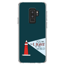 DistinctInk® Clear Shockproof Hybrid Case for Apple iPhone / Samsung Galaxy / Google Pixel - You Are the Light of the World / Light House