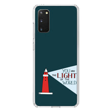 DistinctInk® Clear Shockproof Hybrid Case for Apple iPhone / Samsung Galaxy / Google Pixel - You Are the Light of the World / Light House