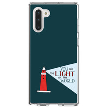 DistinctInk® Clear Shockproof Hybrid Case for Apple iPhone / Samsung Galaxy / Google Pixel - You Are the Light of the World / Light House