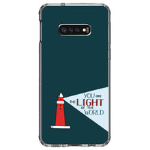 DistinctInk® Clear Shockproof Hybrid Case for Apple iPhone / Samsung Galaxy / Google Pixel - You Are the Light of the World / Light House