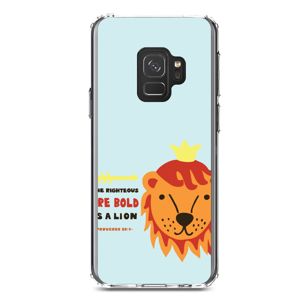 Proverbs 28:1, The Righteous Are Bold As a Lion Clear Shockproof iPhone Case, view 19