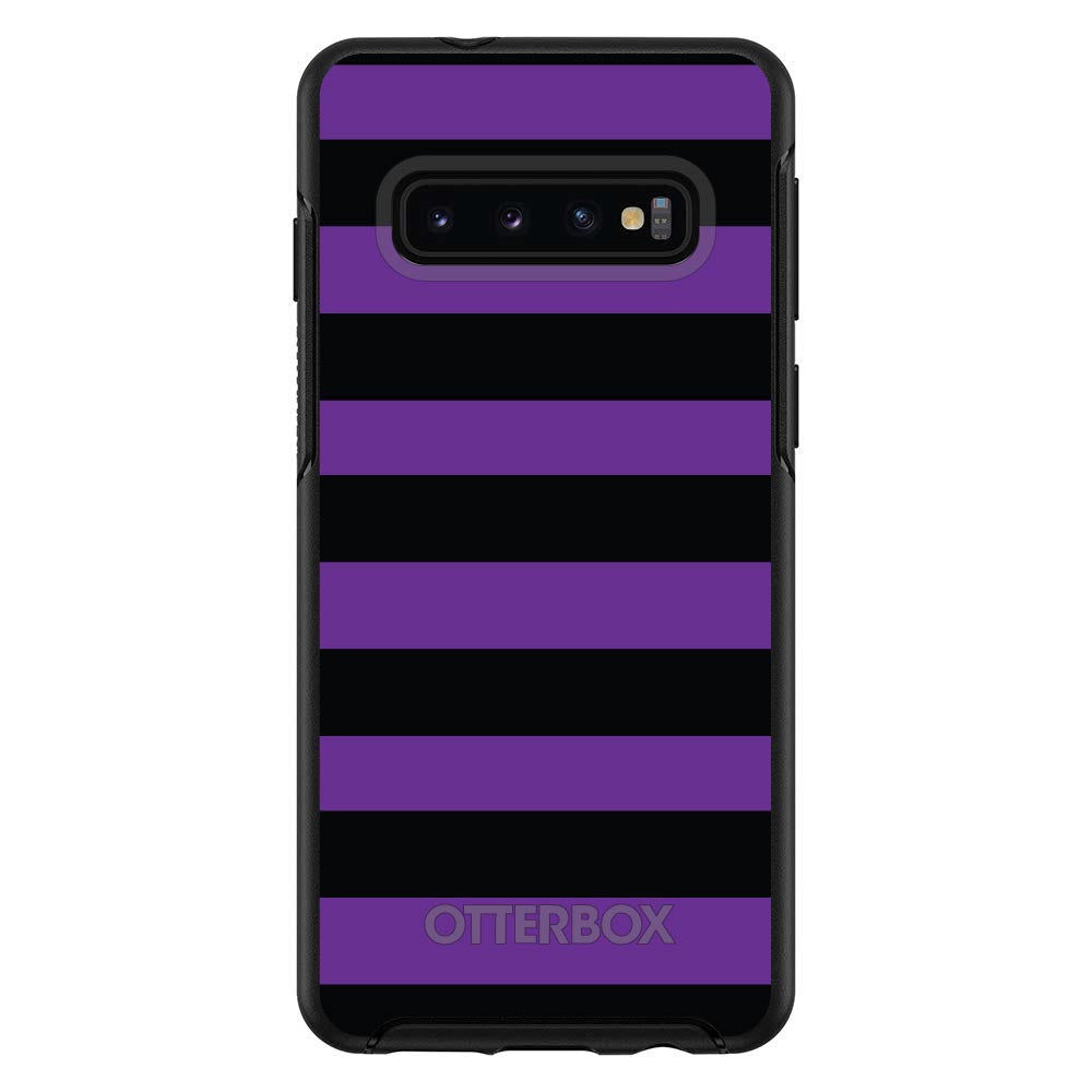 Black & Purple Bold Stripes OtterBox Symmetry Case for iPhone & Galaxy, view 6