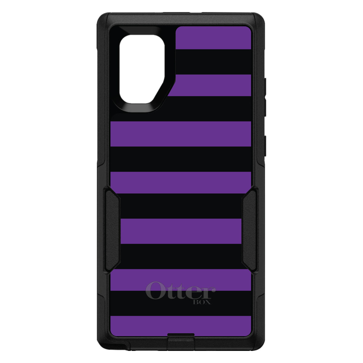 Black & Purple Bold Stripes OtterBox Commuter Case for iPhone & Galaxy, view 14