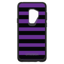 Black & Purple Bold Stripes OtterBox Symmetry Case for iPhone & Galaxy