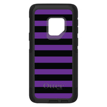 DistinctInk™ OtterBox Commuter Series Case for Apple iPhone or Samsung Galaxy - Black & Purple Bold Stripes