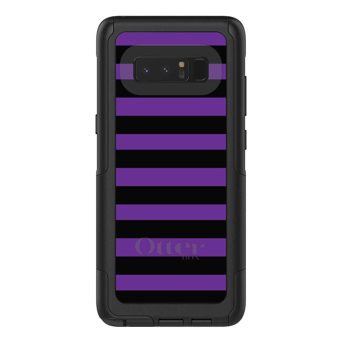 Black & Purple Bold Stripes OtterBox Commuter Case for iPhone & Galaxy, view 16