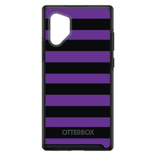 Black & Purple Bold Stripes OtterBox Symmetry Case for iPhone & Galaxy