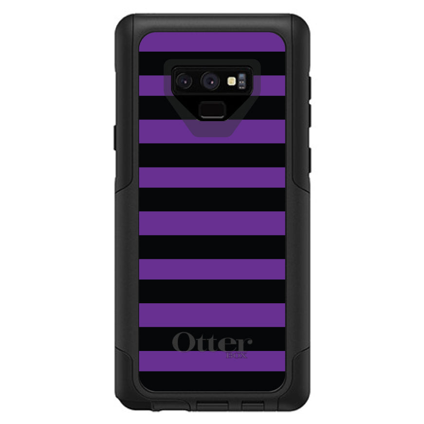 Black & Purple Bold Stripes OtterBox Commuter Case for iPhone & Galaxy, view 15
