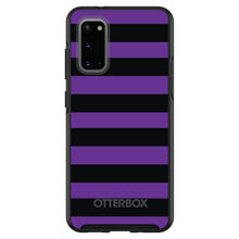 Black & Purple Bold Stripes OtterBox Symmetry Case for iPhone & Galaxy