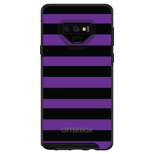 Black & Purple Bold Stripes OtterBox Symmetry Case for iPhone & Galaxy