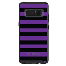 Black & Purple Bold Stripes OtterBox Symmetry Case for iPhone & Galaxy