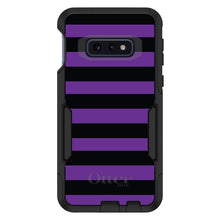 DistinctInk™ OtterBox Commuter Series Case for Apple iPhone or Samsung Galaxy - Black & Purple Bold Stripes