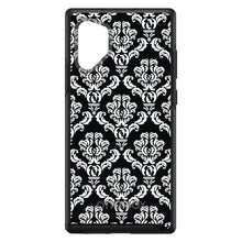 DistinctInk™ OtterBox Symmetry Series Case for Apple iPhone / Samsung Galaxy / Google Pixel - Black White Damask Pattern